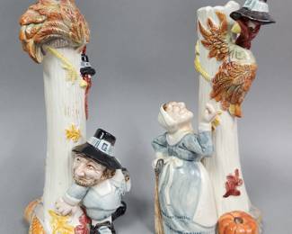 Fitz & Floyd Pilgrim Progress Thanksgiving