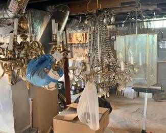 Various chandeliers