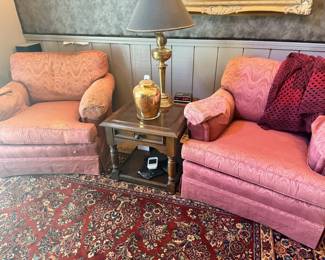 Shabby chic armchairs