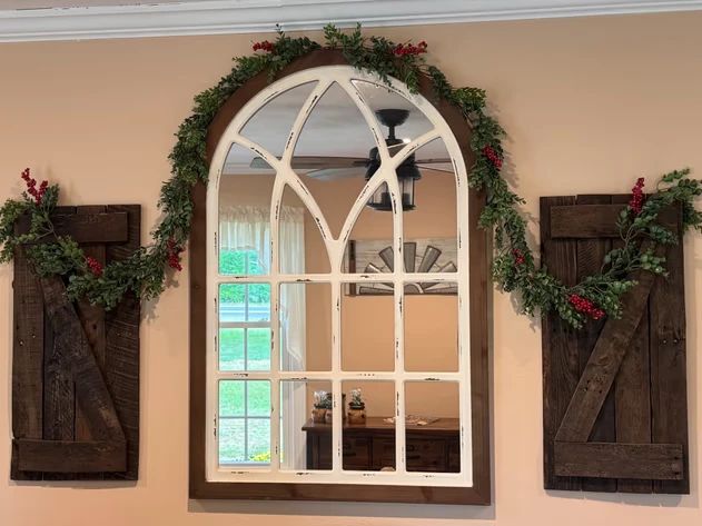Farmhouse and wood decor throughout the home