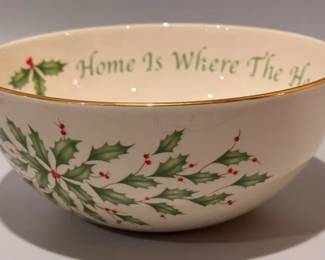Lenox Christmas bowl