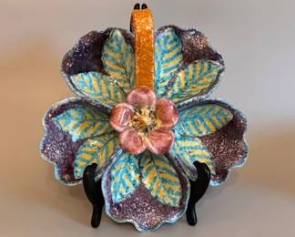 Vintage mid-century Italian art pottery bowl
