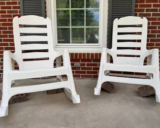 Pair of resin rockers