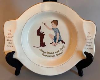 Holmes & Edwards 'Jimmy Weeks' plate