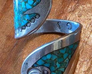 Turquoise inlay ring