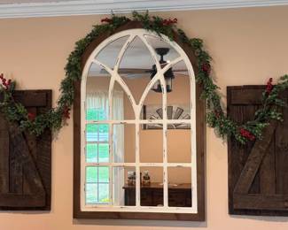 Farmhouse and wood decor throughout the home