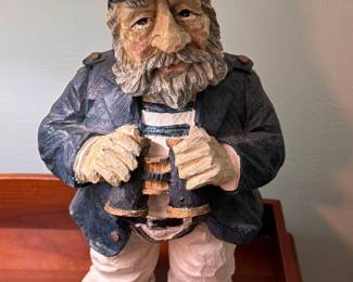 Resin captain statue