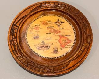 Souvenir plate from Hawaii