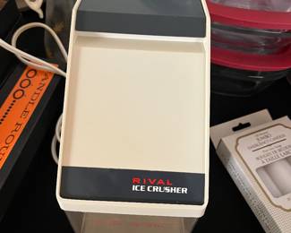 vintage Rival Electric Ice Crusher