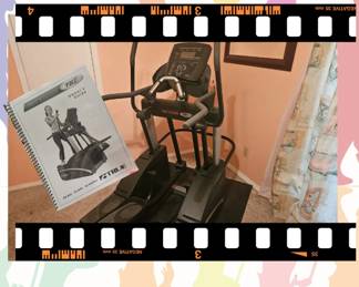 True Fitness True Strider TSX Elliptical Exercise Machine w/ Owner's Manual