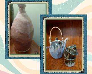 Large variety of studio artisan pottery