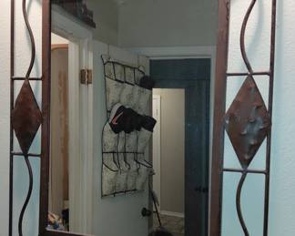 Lg geometric bronze mirror - "Touch of Class Tribal Essence" -