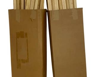 6563 - 2 boxes of Wood Handles for Yard Tools - 52" long