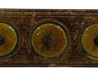 5318 - Metal Hook Hat Rack - 12 x 4.5