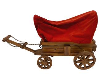 4394 - Wagon Lamp - 24 x 14 x 8.5 (Description): Used as is electric/electronic/mechanical item. No guarantee all components, untested.