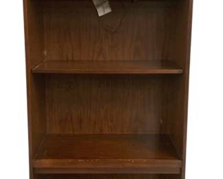 3004 - Cherry Traditional Style Bookcase w/ Light (Description): 77 x 30 x 16 Used as is electric/electronic/mechanical item. No guarantee all components, untested.