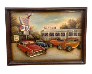 4719 - Framed 3D Picture - 16 x 22