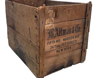 4950 - B Altman & Co. Wooden Crate - 20 x 19 x 27