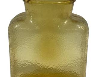 5030 - Amber Glass Pitcher - 8 x 5.5 x 3.5