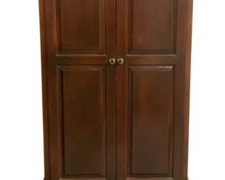 3032 - Vintage Cherry Traditional Clothing Armoire (Description): 85 x 36 x 22
