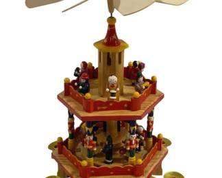 5727 - Erzgebirge Christmas Pyramid Carousel (Description): 15 x 10
