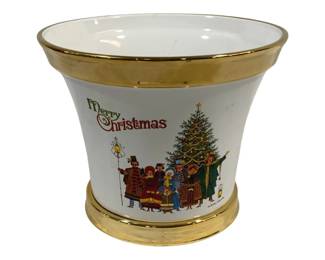 4384 - Wysocki Christmas Ice Bucket - 6.75 x 8.5