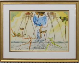 9003 - Butterfly Masquerade by Salvador Dali (Description): 28.5 X 22