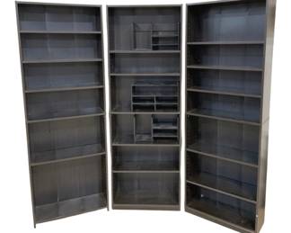 2005 - 3pc Bookcase w/ Organizers - 75 x 25 x 10