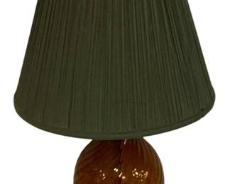 5003 - Vintage Murano Glass Table Lamp - 27" Tall (Description): Used as is electric/electronic/mechanical item. No guarantee all components, untested.