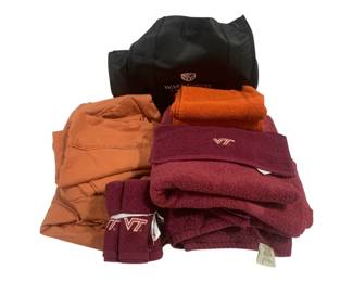 6044 - Lot of VIrginia Tech Linens & Other Tote Bags