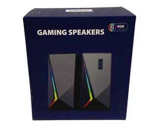 4471 - Gaming Speakers 6RGB Lights - New in Box