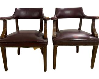 6313 - Pair of Office Chairs 31 x 23 x 20