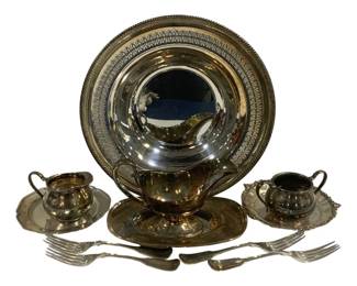 6631 - Lot of Assorted Silver Plated Items