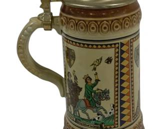 4301 - German Beer Stein - 8" Tall