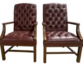 6312 - Pair of Office Chairs 42 x 25 x 25