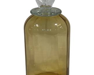 5172 - Glass Bottle Jar w/ Lid - 14 x 5