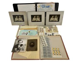 6145 - Stamp & Vintage Photograph Collection