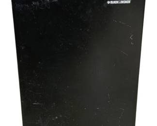 4728 - Black & Decker Mini Fridge - 31 x 21 x 22 (Description): Used as is electric/electronic/mechanical item. No guarantee all components, untested.
