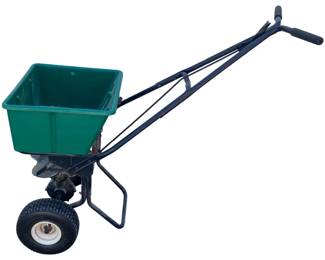 6451 - Lesco Spreader - 36 x 45 x 22 (Description): Used as is electric/electronic/mechanical item. No guarantee all components, untested