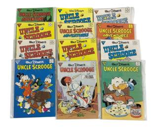 4081 - 12 Disney Uncle Scrooge Comic Books
