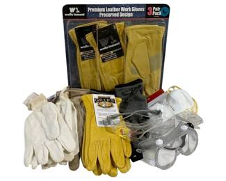 6503 - Lot of Assorted Work Gloves & More