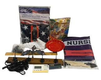 4592 - Lot of Assorted Items - Flags & More