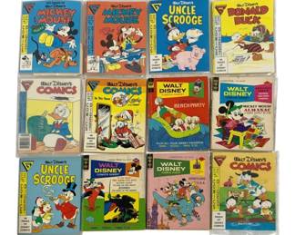 4084 - 12 Disney Comic Books