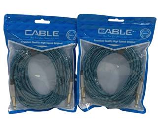 4483 - 2 Guitar Cables - New