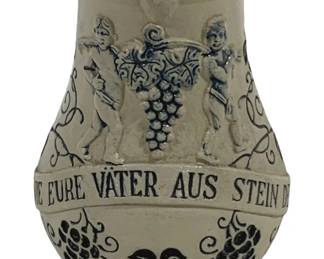 5867 - German Stoneware Pitcher - 4 3/4" Tall