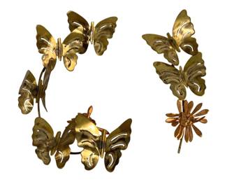 4920 - Mid Century Butterfly Wall Art - 19 x 13