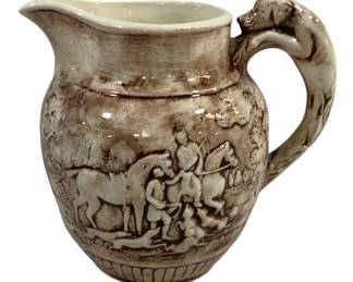 5074 - Art Pottery Pitcher - 6.5 x 6.75