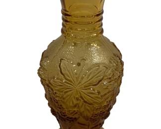 5081 - Amber Glass Vase - 6.5" Tall
