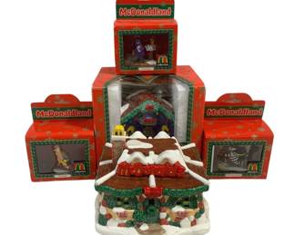 5715 - 5pc McDonald Land Christmas Decorations (Description): 5.75"