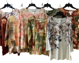 8004 - 8 Alfred Dunner Shirts - SIze XL-PXL (Description): Most Brand New w/ Tags